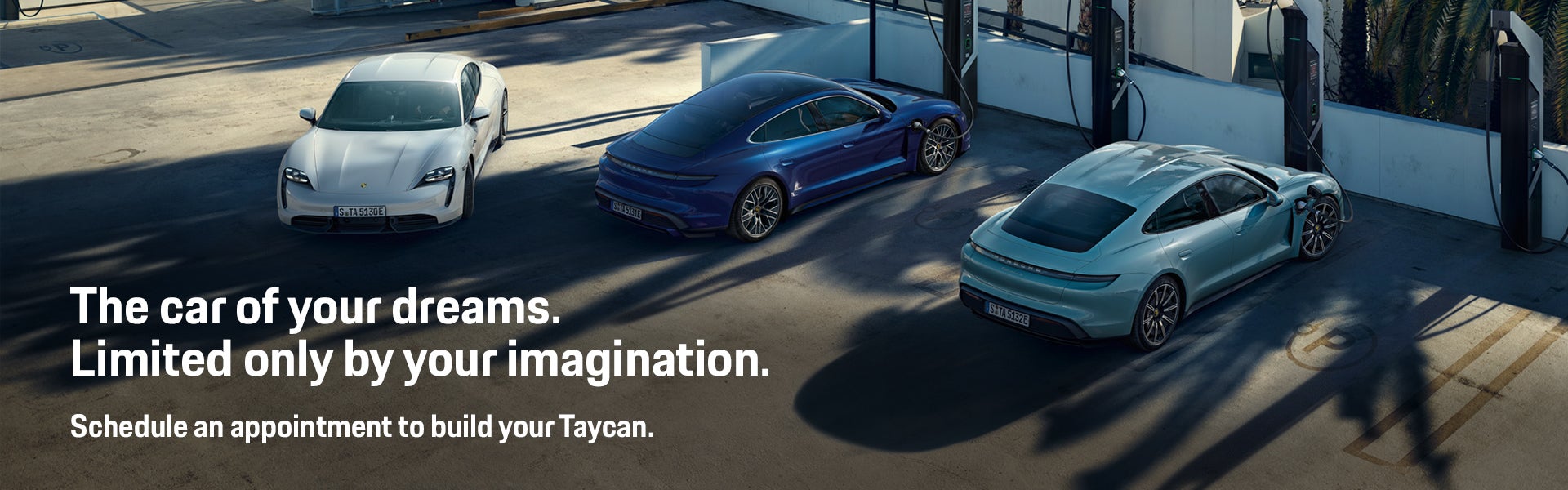 Schedule an appointment to build your Taycan.